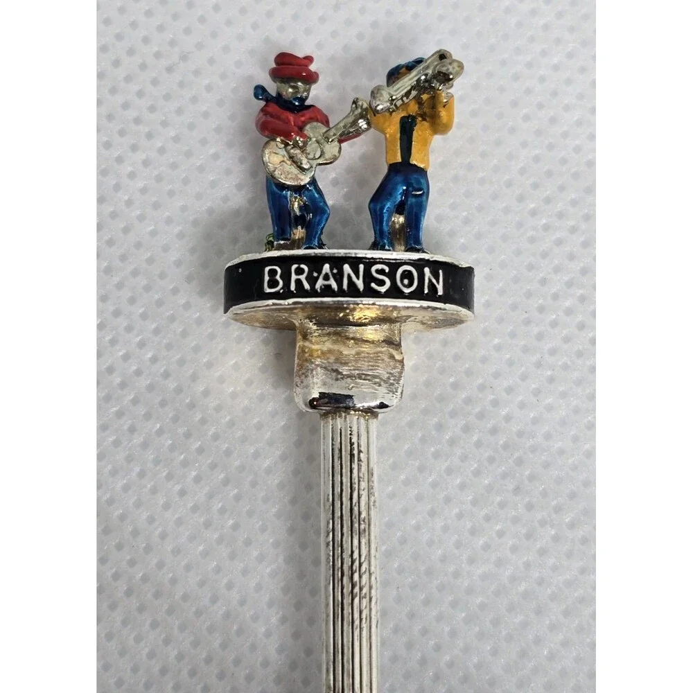 Branson MO Music City Souvenir WARW G.T Britain Spoon Collectible Silver Plated
